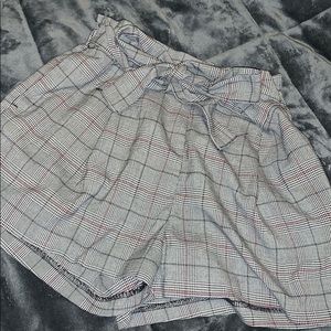 Plaid shorts